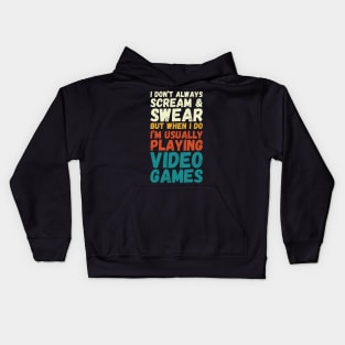 Funny Gamers Gift for Gaming Geek Kids Hoodie